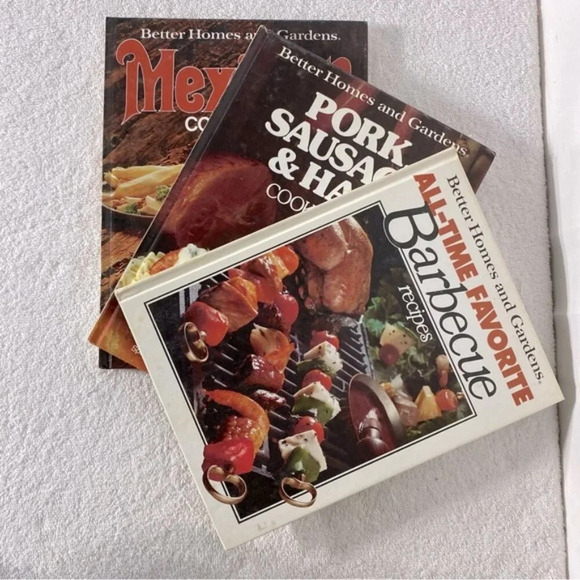 Vintage Better Homes And Garden Cook Books Barbeque Mexican Pork - Picture 1 of 16